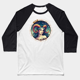 ZODIAC Capricorn - Astrological CAPRICORN - CAPRICORN - ZODIAC sign - Van Gogh style - 1 Baseball T-Shirt